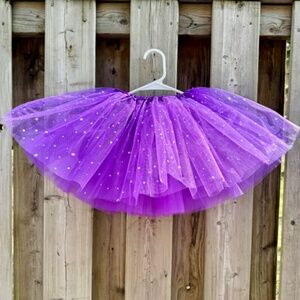 Purple Sparkle Tutu 4 full layer tutu fits baby to adult